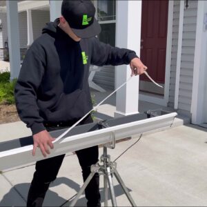 How to install gutter edge on new seamless gutters