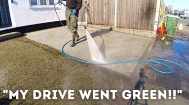 *SHOCKING* Not Even 2 Years Old And Covered In *GRIME & MOSS!* Resin Driveway Cleaning